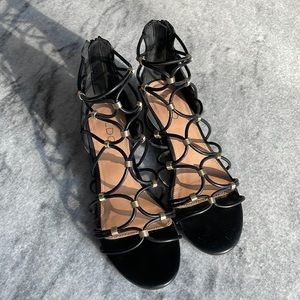 Aldo Sandals with Gold Detail